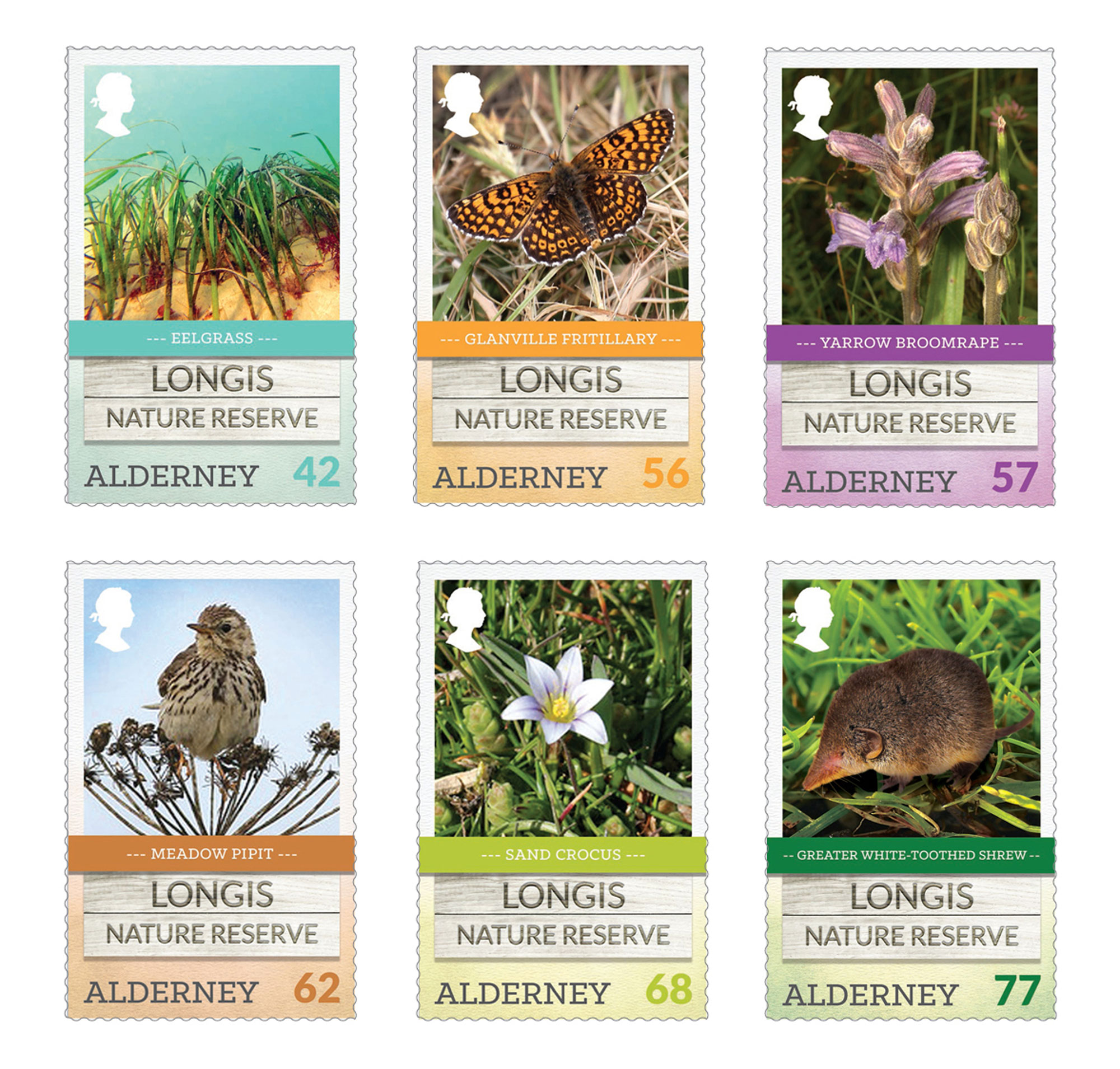 Set of 6 Stamps